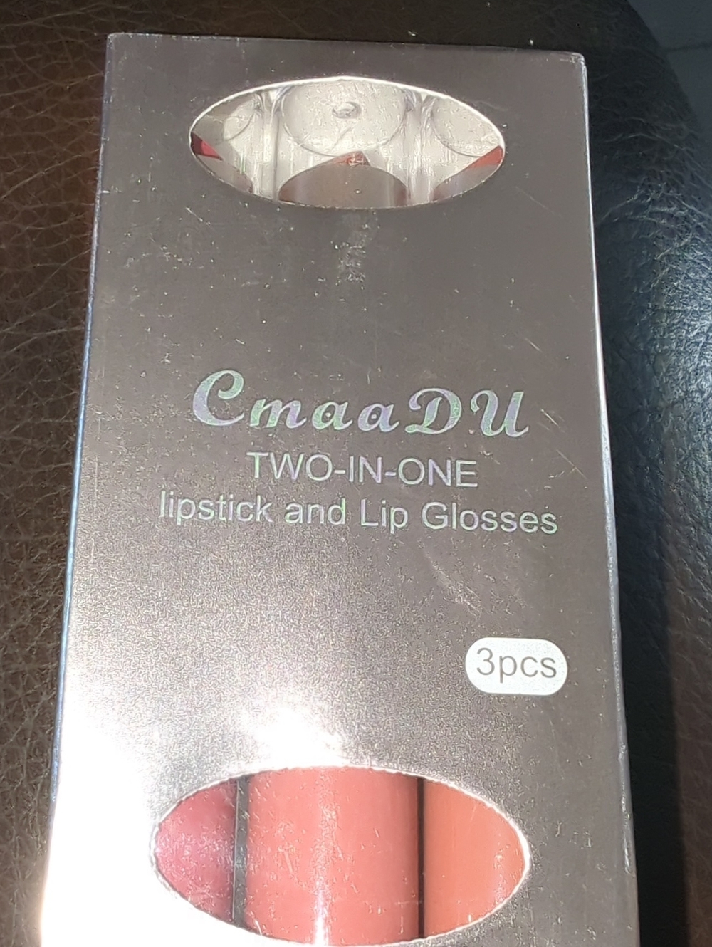 Two-in-One Lipstick & Lip Gloss Set — Pink and Nude Trio